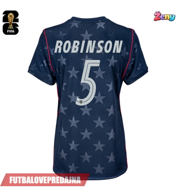 Lacne Ženy Futbalové dres Spojené štáty Antonee Robinson #5 MS 2026 Krátky Rukáv - Preč